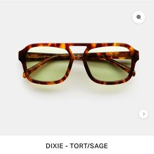 Vehla Dixie in tortoise/sage Sunglasses NWT